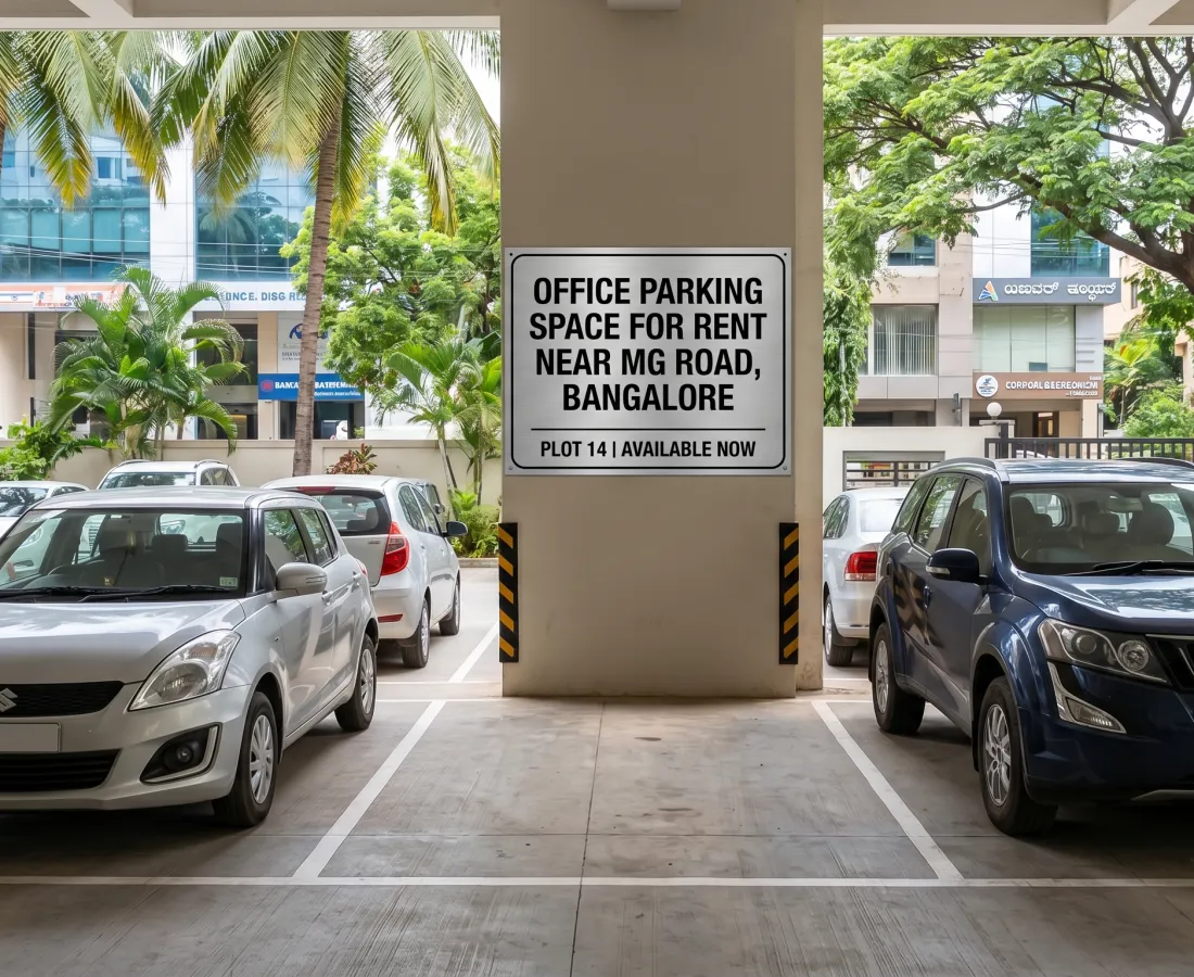 Office Parking Space for Rent Near MG Road, Bangalore