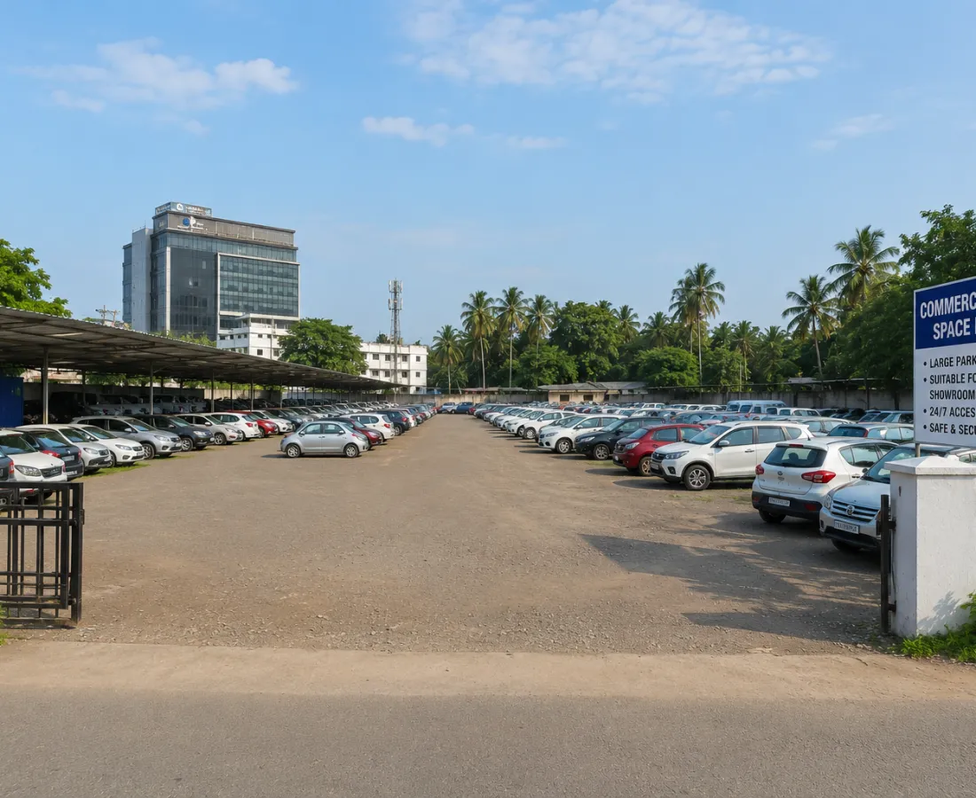 Large Commercial Parking Area for Rent in Kochi, Kerala