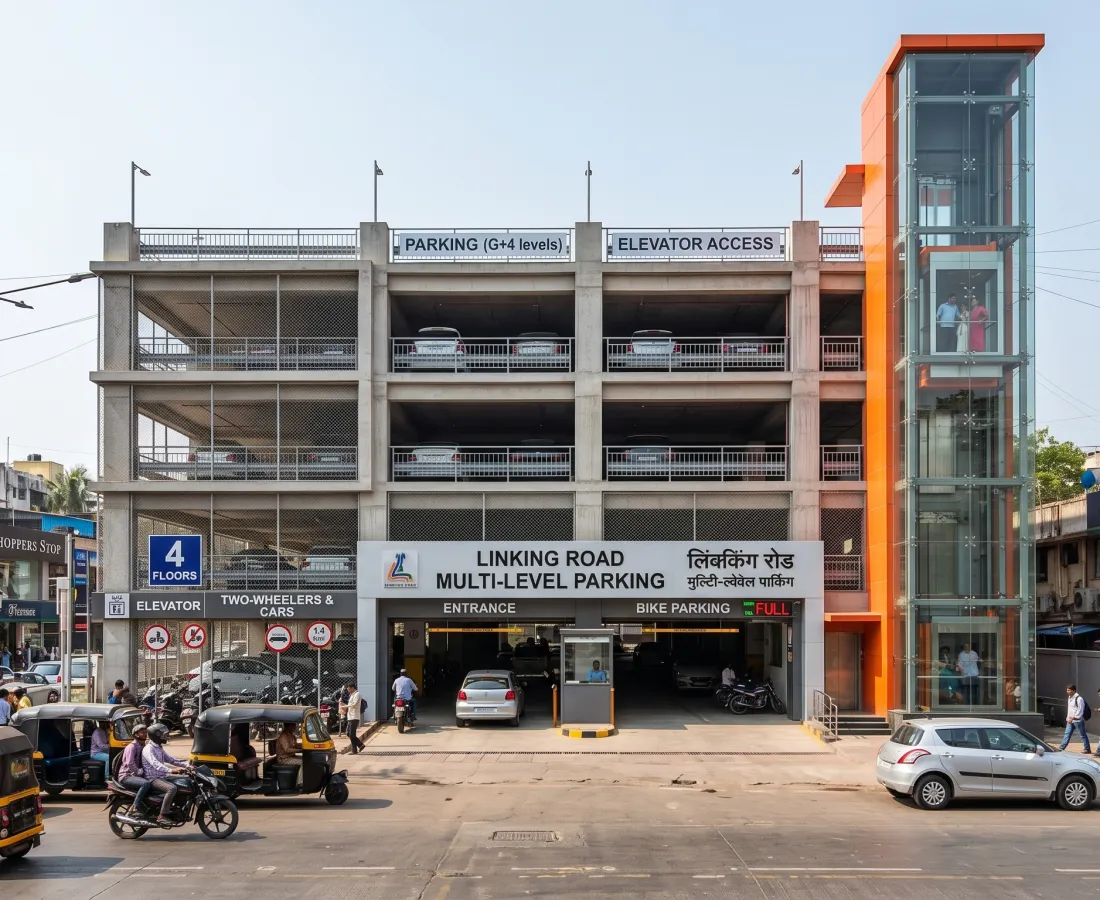 Multi-Level Parking – Linking Road