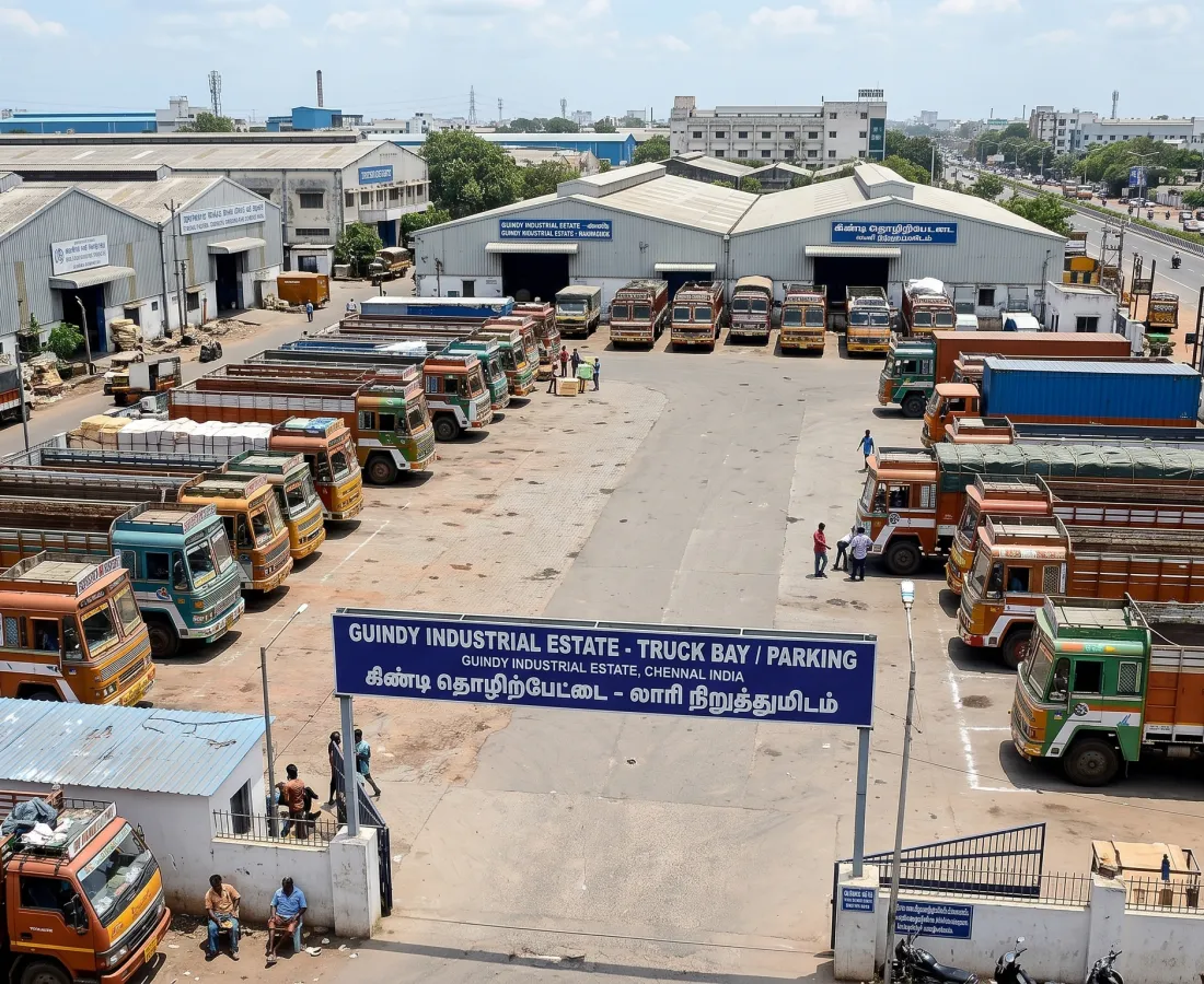 Truck Bay – Guindy Industrial Estate