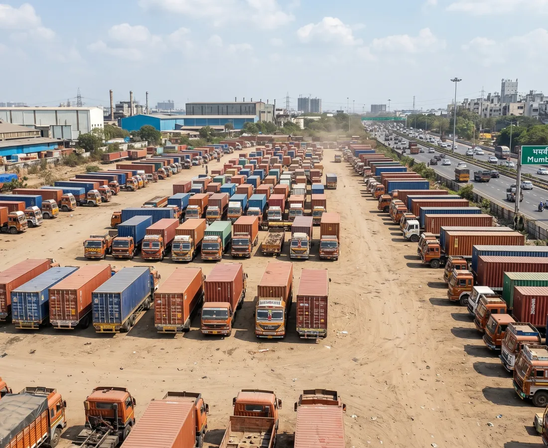 Container Vehicle Parking – Vashi