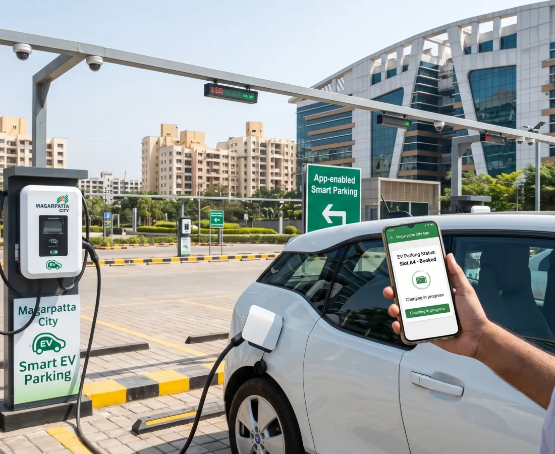 Smart Parking – Magarpatta City