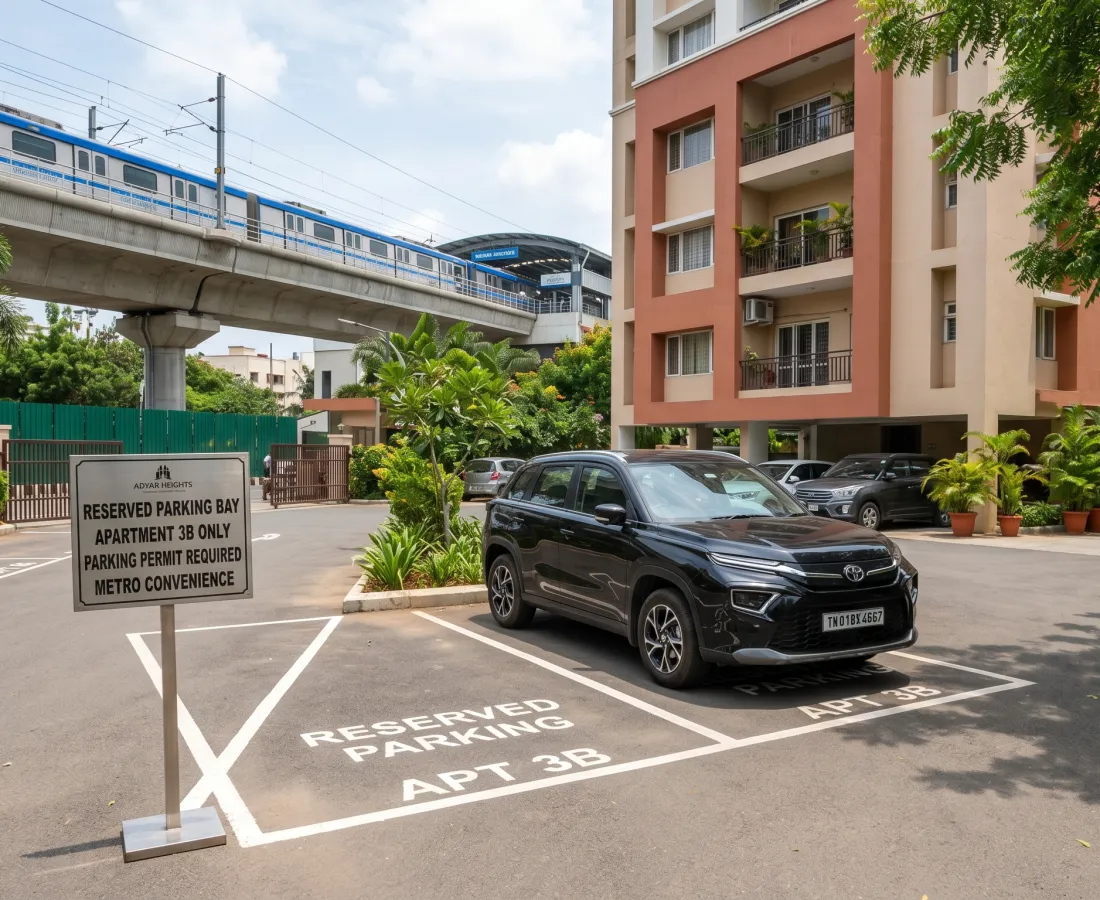 Residential Parking Bay – Adyar