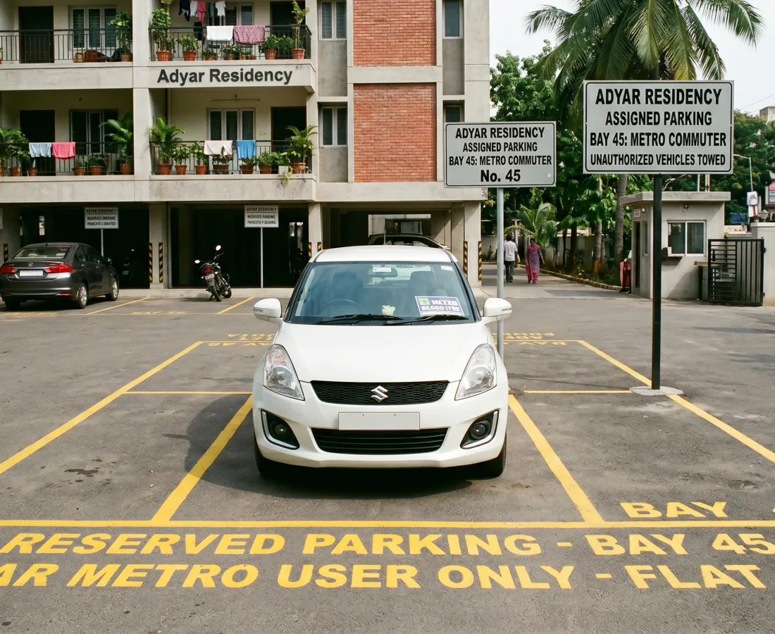 Residential Parking Bay – Adyar