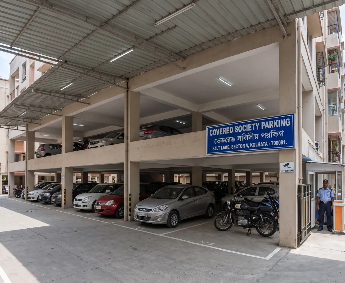Covered Society Parking in Salt Lake