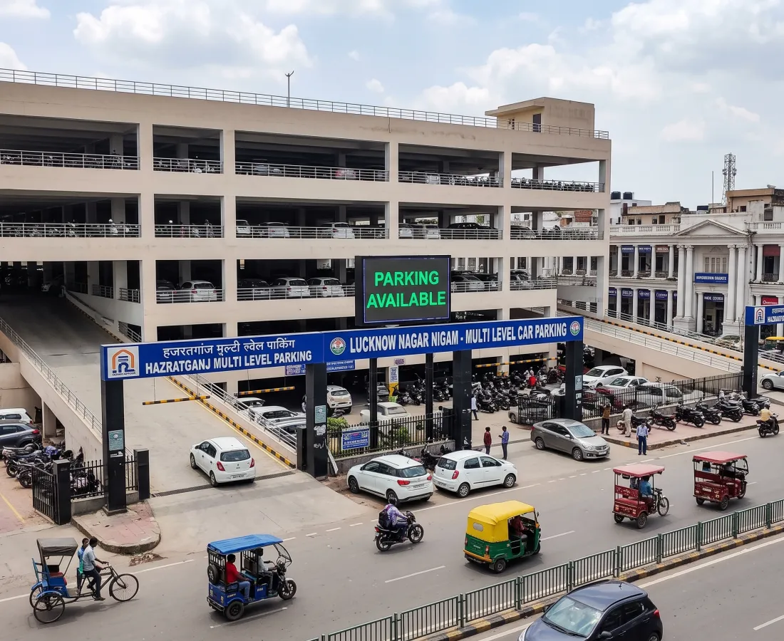 Covered Parking near Hazratganj