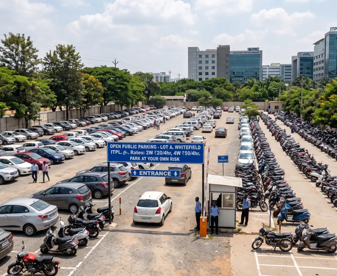 Open Parking near Whitefield ITPL