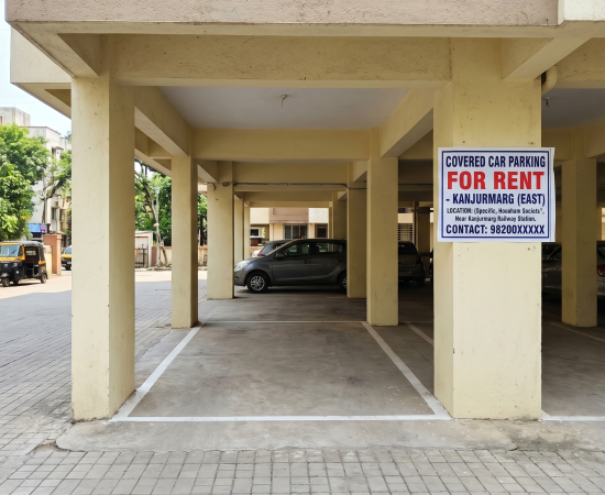 Covered Car Parking for Rent in Kanjurmarg, Mumbai