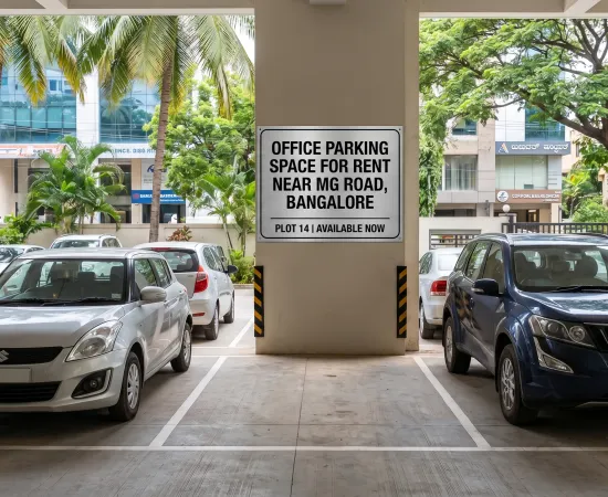 Office Parking Space for Rent Near MG Road, Bangalore