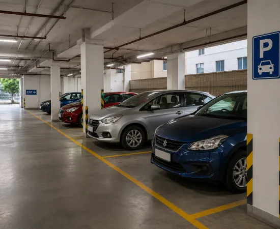 Office Parking Slot for Rent in Guindy, Chennai Near TIDEL Park