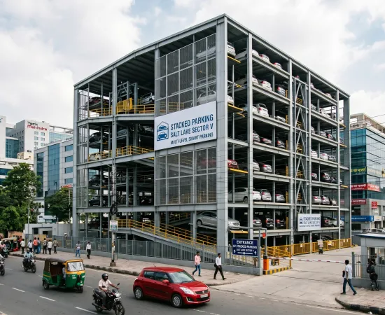 Stacked Parking – Salt Lake Sector V