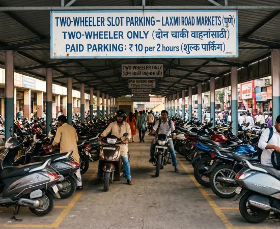 Two-Wheeler Slot – Laxmi Road
