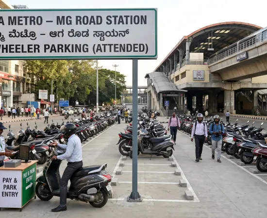 Bike Parking – MG Road