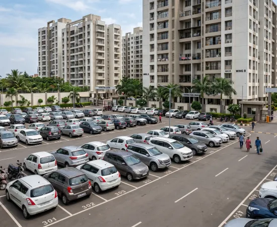 Gated Society Parking – Wakad