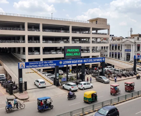 Covered Parking near Hazratganj