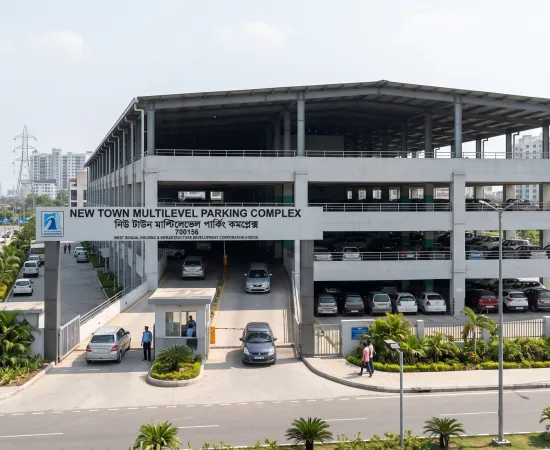 Covered Complex Parking in New Town